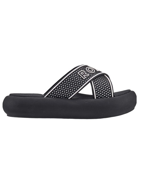 ROXY(ロキシー)の「【ROXY/ロキシー】25SS RAD WEEKEND PUNCHING/ボリュームソールスライドサンダル(サンダル・レディース・ベージュ/ブラック・MEDIUM/LARGE)」の4枚目の写真