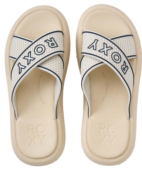 ROXY(ロキシー)の「【ROXY/ロキシー】25SS RAD WEEKEND PUNCHING/ボリュームソールスライドサンダル(サンダル・レディース・ベージュ/ブラック・MEDIUM/LARGE)」の10枚目の写真