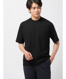 SUIT SQUARE（スーツスクエア）の「半袖Tシャツ 半袖 ウォッシャブル 接触冷感 プレーティング鹿の子（Tシャツ/カットソー）」
