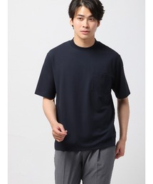 SUIT SQUARE（スーツスクエア）の「半袖Tシャツ 半袖 ウォッシャブル 接触冷感 プレーティング鹿の子（Tシャツ/カットソー）」