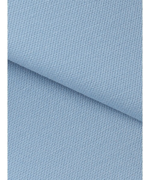 SUIT SQUARE（スーツスクエア）の「半袖Tシャツ 半袖 ウォッシャブル 接触冷感 プレーティング鹿の子（Tシャツ/カットソー・メンズ・ネイビー系/ブラック系/ブルー系/ホワイト系・S/L/M/3L/LL）」の5枚目の写真