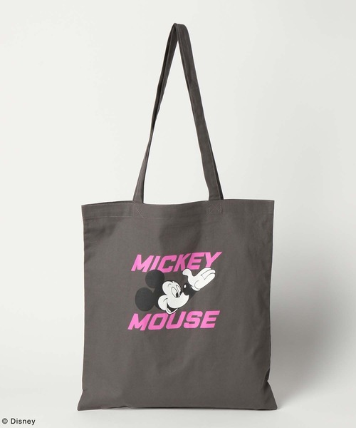 GLOBAL WORK（グローバルワーク）の「MICKEY/プリントトート/492664（トートバッグ・レディース・グレー/ブルー/ブラック/アイボリー/レッド/イエロー・ONESIZE）」の20枚目の写真