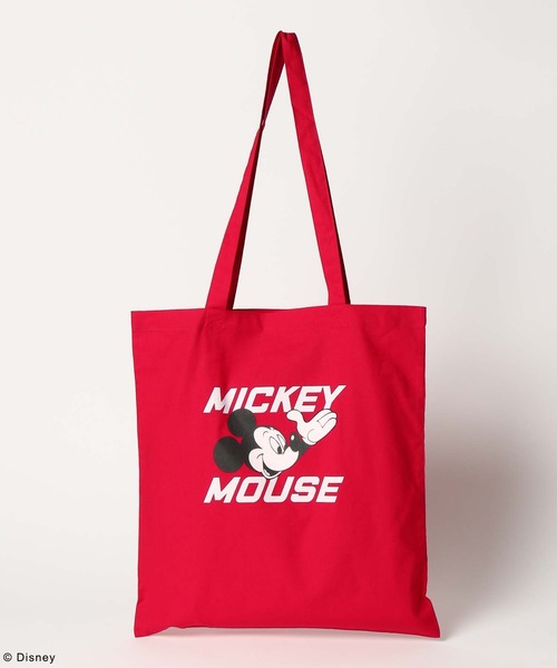 GLOBAL WORK（グローバルワーク）の「MICKEY/プリントトート/492664（トートバッグ・レディース・グレー/ブルー/ブラック/アイボリー/レッド/イエロー・ONESIZE）」の21枚目の写真
