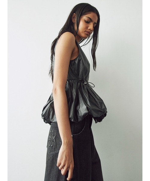 SORIN(ソリン )の「Metalic Taffta Balloon Short Vest(ベスト・レディース・シルバー/ブラック・38)」の7枚目の写真