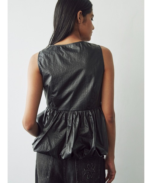 SORIN(ソリン )の「Metalic Taffta Balloon Short Vest(ベスト・レディース・シルバー/ブラック・38)」の8枚目の写真