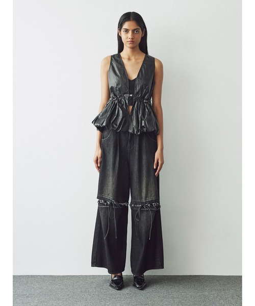 SORIN(ソリン )の「Metalic Taffta Balloon Short Vest(ベスト・レディース・シルバー/ブラック・38)」の14枚目の写真