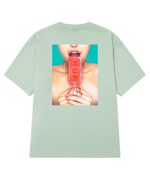 HUF（ハフ）の「ICE CREAM TEE（Tシャツ/カットソー・メンズ・ホワイト/ライトグリーン/ブラック/ペールイエロー・S/M/L/XL/XXL）」の22枚目の写真