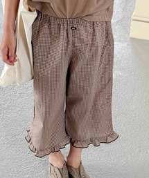 aimoha | 【aimoha-KIDS-】ギンガムチェック フリルハーフパンツ (SS)(その他パンツ)