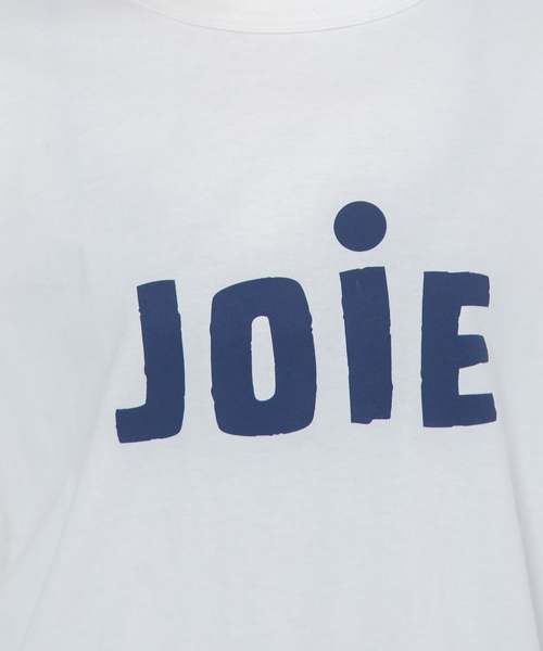 POU DOU DOU(プードゥドゥ)の「JOiE ロゴプリントTシャツ(Tシャツ/カットソー・レディース・オフホワイト/キナリ/ネイビー・M)」の12枚目の写真