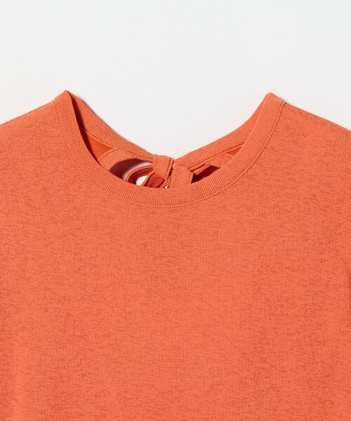 BEAUTY&YOUTH UNITED ARROWS(ビューティーアンドユースユナイテッドアローズ)の「バックリボン ショートスリーブ Tシャツ(Tシャツ/カットソー・レディース・オレンジ/ブラック/オフホワイト・FREE)」の20枚目の写真