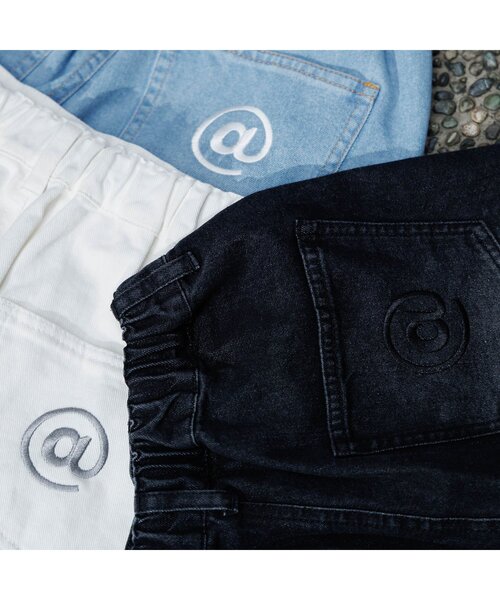 algy（アルジー）の「【接触冷感】ダメージショーパン（デニムパンツ・キッズ・ブラック/サックスブルー/オフホワイト・XX-SMALL/X-SMALL/SMALL/MEDIUM）」の7枚目の写真