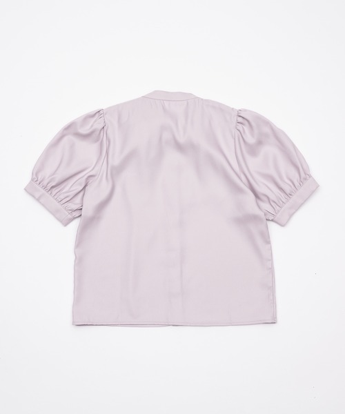 INTER FACTORY(インターファクトリー)の「もえにゃ - キラかわブラウス made in INTER FACTORY(シャツ/ブラウス・レディース・ホワイト/パープル・FREE)」の18枚目の写真
