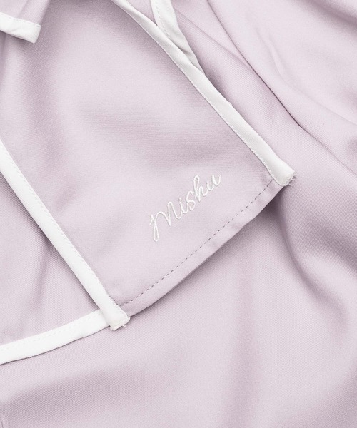INTER FACTORY(インターファクトリー)の「もえにゃ - キラかわブラウス made in INTER FACTORY(シャツ/ブラウス・レディース・ホワイト/パープル・FREE)」の19枚目の写真