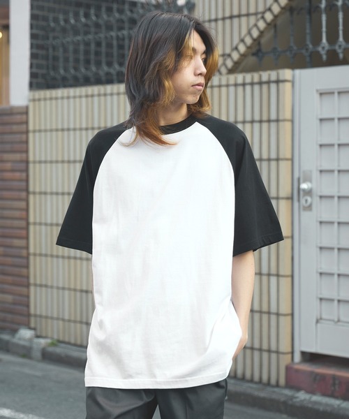 United Athle(ユナイテッドアスレ)の「5.6オンス ラグランスリーブTシャツ / 2トーン 2026年 夏 夏服(Tシャツ/カットソー・メンズ・ブラック/スミクロ/キャメル/グリーン/ブルー/パープル/オリーブ・XL/L/M)」の11枚目の写真