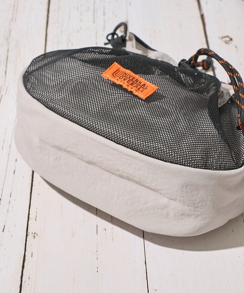 UNIVERSAL OVERALL(ユニバーサルオーバーオール)の「【UNIVERSAL OVERALL】FRONT MESH SHOULDER BAG / フロントメッシュショルダーバッグ(ショルダーバッグ・レディース・モカ/オレンジ/ライトグレー/ブラック/グレイッシュベージュ/ブルー・FREE)」の18枚目の写真