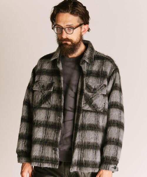 セール】Schott/ショット/SHAGGY PLAID SHIRT/シャギー プレイド
