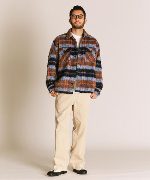 【定価28,600円】Schott SHAGGY PLAID SHIRT SHAGGY PLAID SHIRT/シャギー プレイドシャツ | Schott（ショット