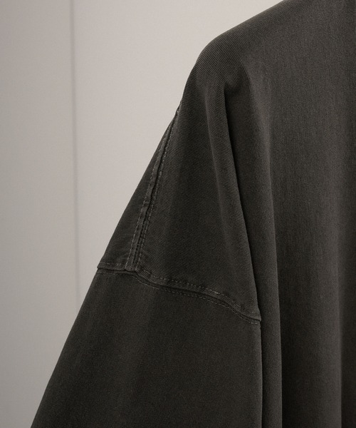 Alfred Alex(アルフレッドアレックス)の「【Alfred Alex】ヴィンテージ加工ピグメント3Dメタルロゴ半袖Tシャツ(Tシャツ/カットソー・メンズ・オフホワイト/ワイン/ブラック・M/L)」の16枚目の写真