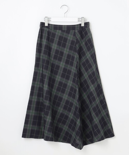 J.PRESS(ジェイプレス)の「【WEB限定カラーあり・洗える】SOFT SHEER チェック フレア スカート(スカート・レディース・ブラウン系3/ネイビー系3/グレー系3・11/9/7)」の16枚目の写真