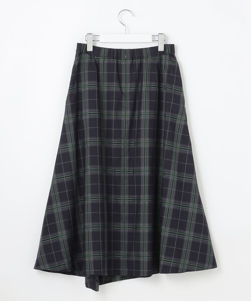 J.PRESS(ジェイプレス)の「【WEB限定カラーあり・洗える】SOFT SHEER チェック フレア スカート(スカート・レディース・ブラウン系3/ネイビー系3/グレー系3・11/9/7)」の17枚目の写真