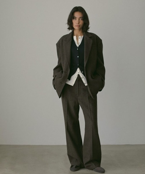 ETRE TOKYO（エトレトウキョウ）の「コットンリネンハイゲージニットベスト（ベスト・レディース・ベージュ/ネイビー・FREE）」の9枚目の写真