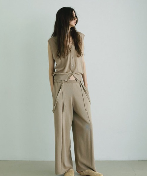 【ETRETOKYO】新品/未使用/タグ付　コットンリネンハイゲージニットベスト ETRETOKYO】新品/未使用/タグ付 コットンリネンハイゲージニットベスト