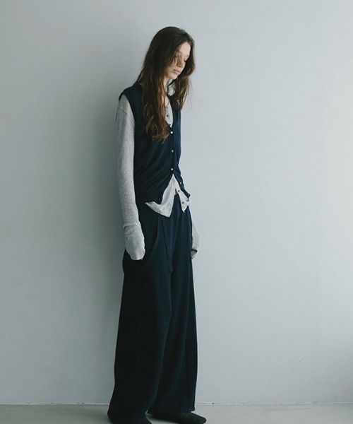 コットンリネンハイゲージニットベスト（ベスト）｜ETRE TOKYO（エトレ