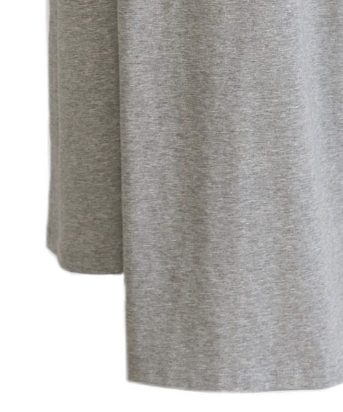 select MOCA Et（セレクトモカエト）の「【Et】Asymmetrical Neck One-piece（ワンピース・レディース・グレー/ブラウン/ブラック・MEDIUM）」の5枚目の写真