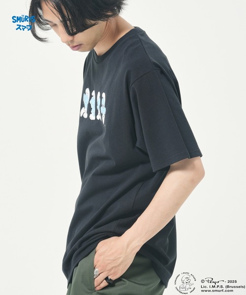 CORISCO(コリスコ)の「【The Smurfs/スマーフ】エモーションズTEE(M1)(Tシャツ/カットソー・メンズ・ブラック/ホワイト/イエロー/パープル・MEDIUM/LARGE/X-LARGE)」の10枚目の写真