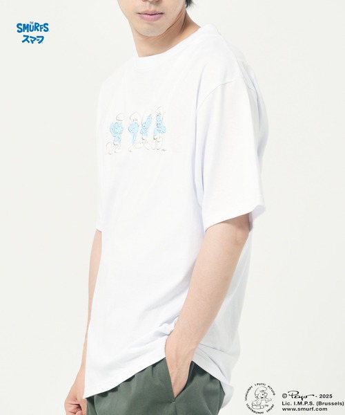 CORISCO(コリスコ)の「【The Smurfs/スマーフ】エモーションズTEE(M1)(Tシャツ/カットソー・メンズ・ブラック/ホワイト/イエロー/パープル・MEDIUM/LARGE/X-LARGE)」の5枚目の写真