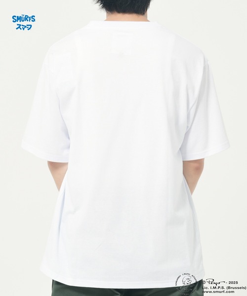 CORISCO(コリスコ)の「【The Smurfs/スマーフ】エモーションズTEE(M1)(Tシャツ/カットソー・メンズ・ブラック/ホワイト/イエロー/パープル・MEDIUM/LARGE/X-LARGE)」の6枚目の写真