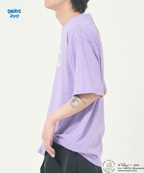 CORISCO(コリスコ)の「【The Smurfs/スマーフ】エモーションズTEE(M1)(Tシャツ/カットソー・メンズ・ブラック/ホワイト/イエロー/パープル・MEDIUM/LARGE/X-LARGE)」の15枚目の写真