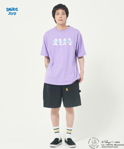 CORISCO(コリスコ)の「【The Smurfs/スマーフ】エモーションズTEE(M1)(Tシャツ/カットソー・メンズ・ブラック/ホワイト/イエロー/パープル・MEDIUM/LARGE/X-LARGE)」の17枚目の写真