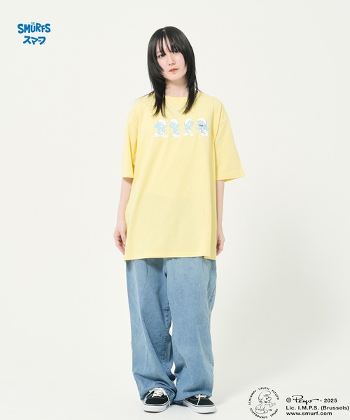 CORISCO(コリスコ)の「【The Smurfs/スマーフ】エモーションズTEE(M1)(Tシャツ/カットソー・メンズ・ブラック/ホワイト/イエロー/パープル・MEDIUM/LARGE/X-LARGE)」の22枚目の写真