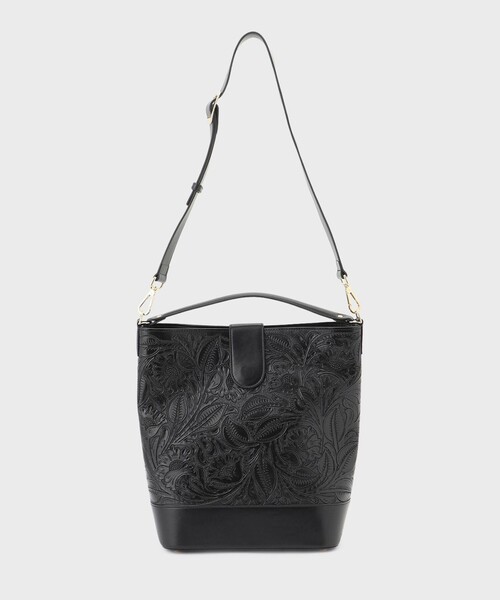 CARVING TRIBES(カービングトライブス)の「Bucketbag(トートバッグ・レディース・ブラック/ブラウン系その他3・FREE)」の1枚目の写真
