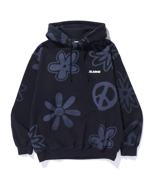 【HUECLOSET】★送料・関税込★ピアグメントパーカー PEACE HOODED SWEATSHIRT（パーカー）｜XLARGE（エクストラ