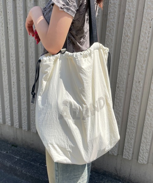 BIGトート　巾着　サコッシュ セール】【UNISEX】BIG巾着トート（トートバッグ）｜ALAND