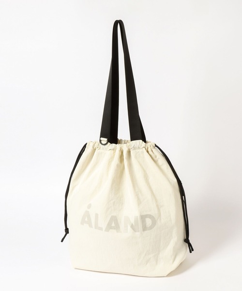 ALAND（エーランド）の「【UNISEX】ALAND／BIG巾着トート（トートバッグ・レディース・オフホワイト/グレー/ブラック/ライトブルー・ONE SIZE）」の12枚目の写真