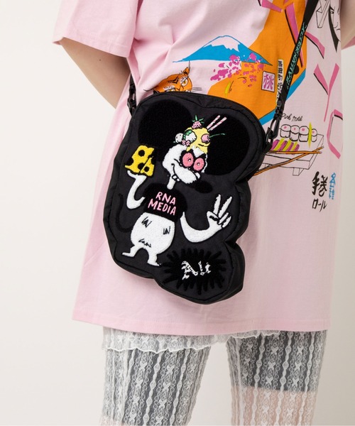 RNA(アールエヌエー)の「E5154 フローズンマウスミニショルダー(ショルダーバッグ・レディース・ブラック・FREE)」の12枚目の写真