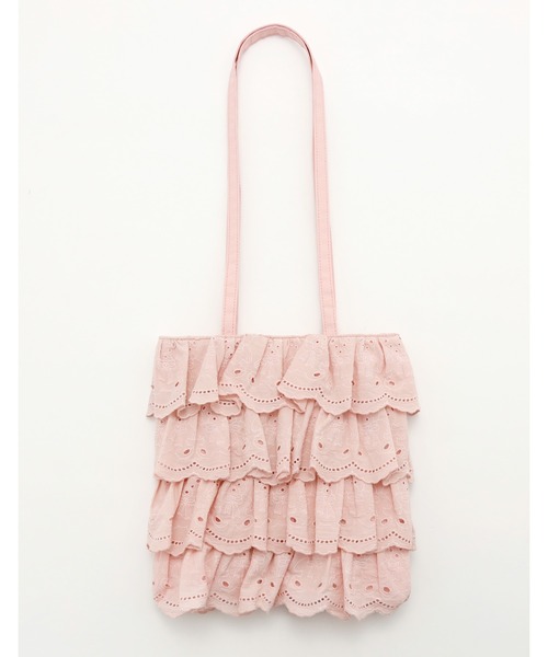 Little sunny bite(リトルサニーバイト)の「《little sunny bite》bear lace bag(ショルダーバッグ・レディース・ピンク/ブラック・FREE)」の16枚目の写真