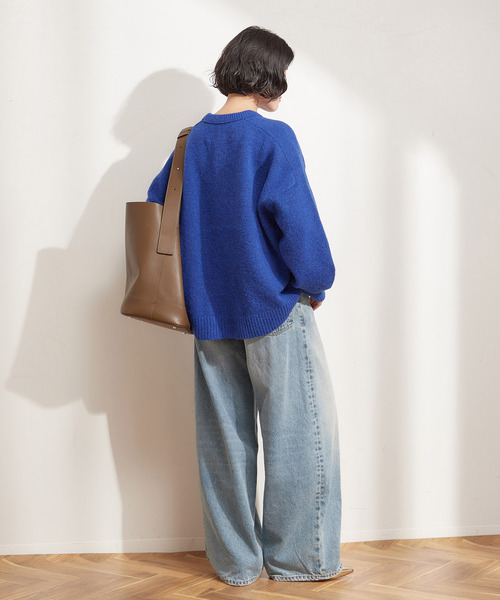 journal standard L'essage(ジャーナルスタンダードレサージュ)の「《追加》TWINKLE クルーネックプルオーバー(ニット/セーター・レディース・パープル系その他/グレー/ブルー・FREE)」の8枚目の写真