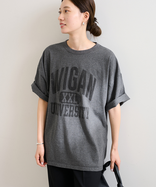 フレームワーク　オーバーTEE グレー FRAMe WORK Tシャツ フレームワーク FRAMeWORK ≪追加予約≫オーバーTEE 2 （グレー