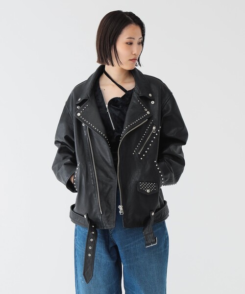 セール】maturely / ダブル ライダース ジャケット（ライダース