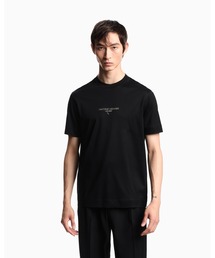 EMPORIO ARMANI | 【エンポリオ アルマーニ】Tシャツ リヨセル混紡ジャージー 3Dエフェクトロゴ(Tシャツ/カットソー)