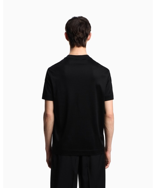 EMPORIO ARMANI(エンポリオアルマーニ)の「【エンポリオ アルマーニ】Tシャツ リヨセル混紡ジャージー 3Dエフェクトロゴ(Tシャツ/カットソー・メンズ・ブラック/レッド・X-SMALL/X-LARGE/SMALL/MEDIUM/LARGE)」の9枚目の写真