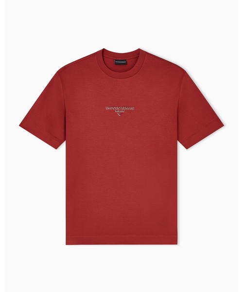 EMPORIO ARMANI(エンポリオアルマーニ)の「【エンポリオ アルマーニ】Tシャツ リヨセル混紡ジャージー 3Dエフェクトロゴ(Tシャツ/カットソー・メンズ・ブラック/レッド・X-SMALL/X-LARGE/SMALL/MEDIUM/LARGE)」の5枚目の写真