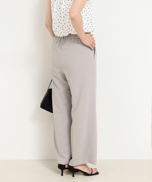 MICO COULIER（ミコクリエ）の「《セットアップ対応》ハイストレッチカルゼワッシャーベルト付きパンツ（その他パンツ・レディース・グレー/ネイビー/グレイッシュベージュ・36/38）」の22枚目の写真