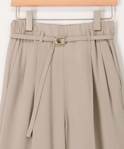 MICO COULIER（ミコクリエ）の「《セットアップ対応》ハイストレッチカルゼワッシャーベルト付きパンツ（その他パンツ・レディース・グレー/ネイビー/グレイッシュベージュ・36/38）」の10枚目の写真