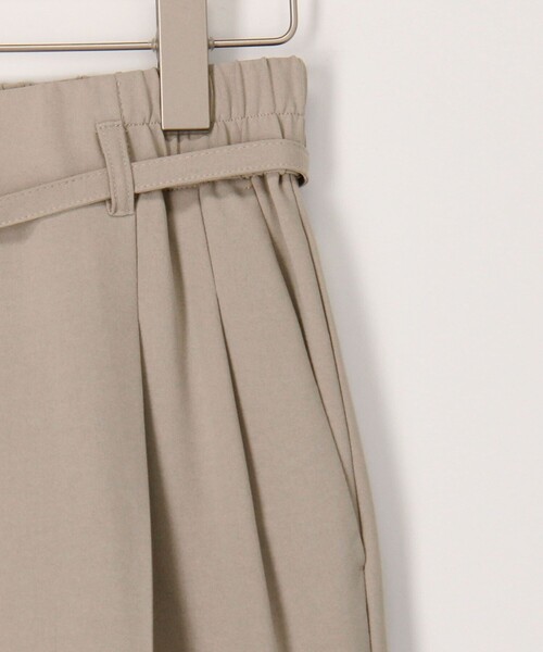 MICO COULIER（ミコクリエ）の「《セットアップ対応》ハイストレッチカルゼワッシャーベルト付きパンツ（その他パンツ・レディース・グレー/ネイビー/グレイッシュベージュ・36/38）」の12枚目の写真