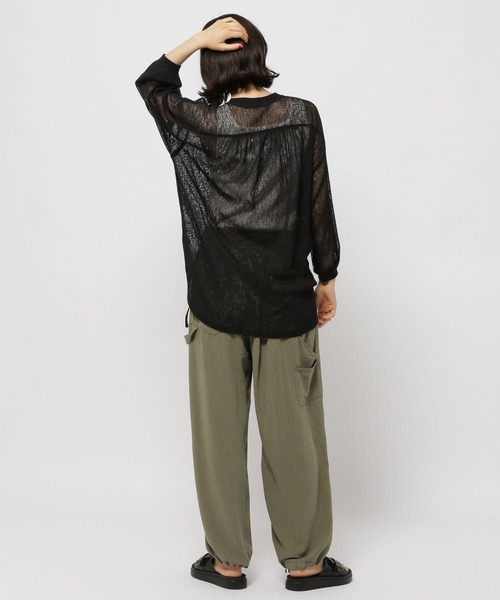 niko and...（ニコアンド）の「ラッセルドロストカーディガン（カーディガン/ボレロ・メンズ・ライトブラウン/ブラック/アイボリー・FREE）」の9枚目の写真